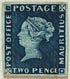 Image of Post Office Mauritius (24), two pence, unused (XXIV)
